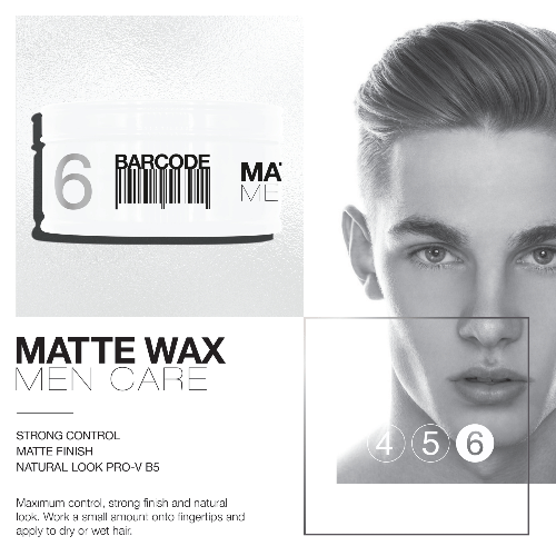 Hair Wax Matte MEN CARE 150 ml - BARCODE